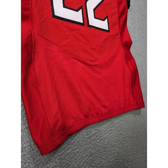 Under Armour Maryland Football Jersey Large Armourgrid Outlaw Custom Red #22 - Picture 14 of 16